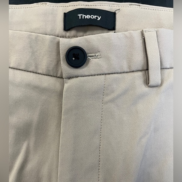 Theory Zaine Neoteric Slim Fit Pant Trousers Tan Khaki Size 29 32 inseam - Picture 15 of 15